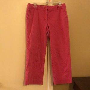 Loft pink capris, size 8